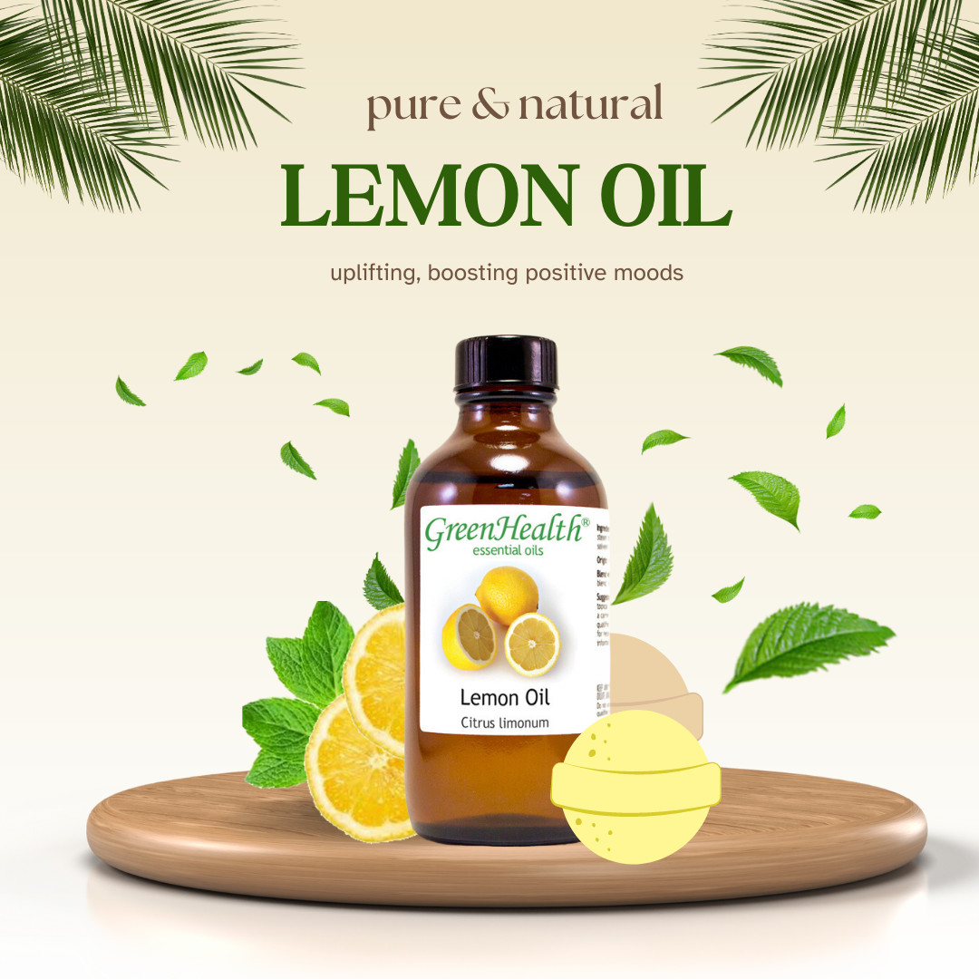 Bulk 32 fl oz Lemon Essential Oil (100% Pure & Natural) in Aluminum Bottle