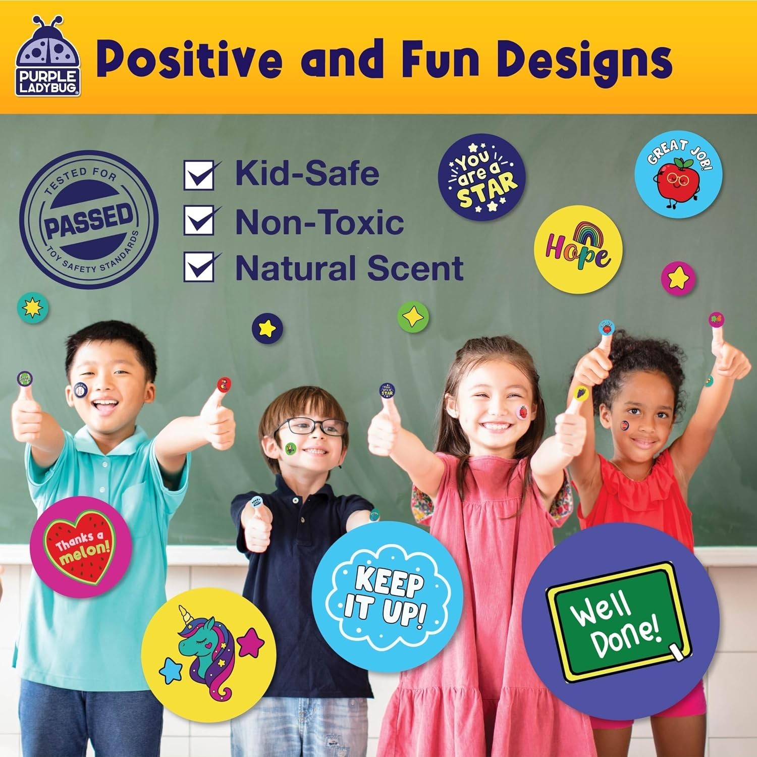 Non-Toxic 1260 Smelly Stickers – Vibrant Sensory & Educational Fun for Kids