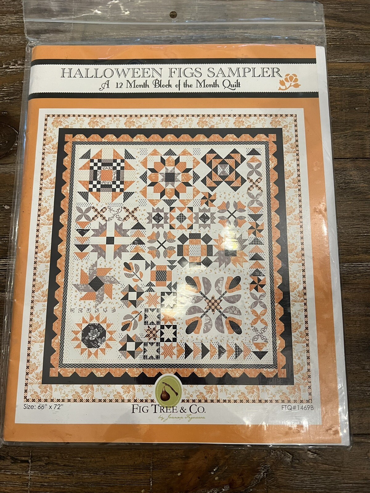 Fig Tree Quilts Halloween Figs Block Of The Month pattern None