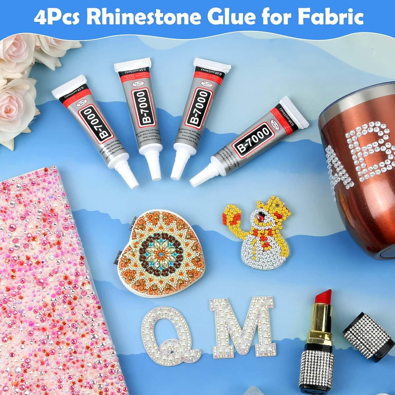 B7000 Glue Clear 15mL 4 Pack Jewelry Bead Adhesive