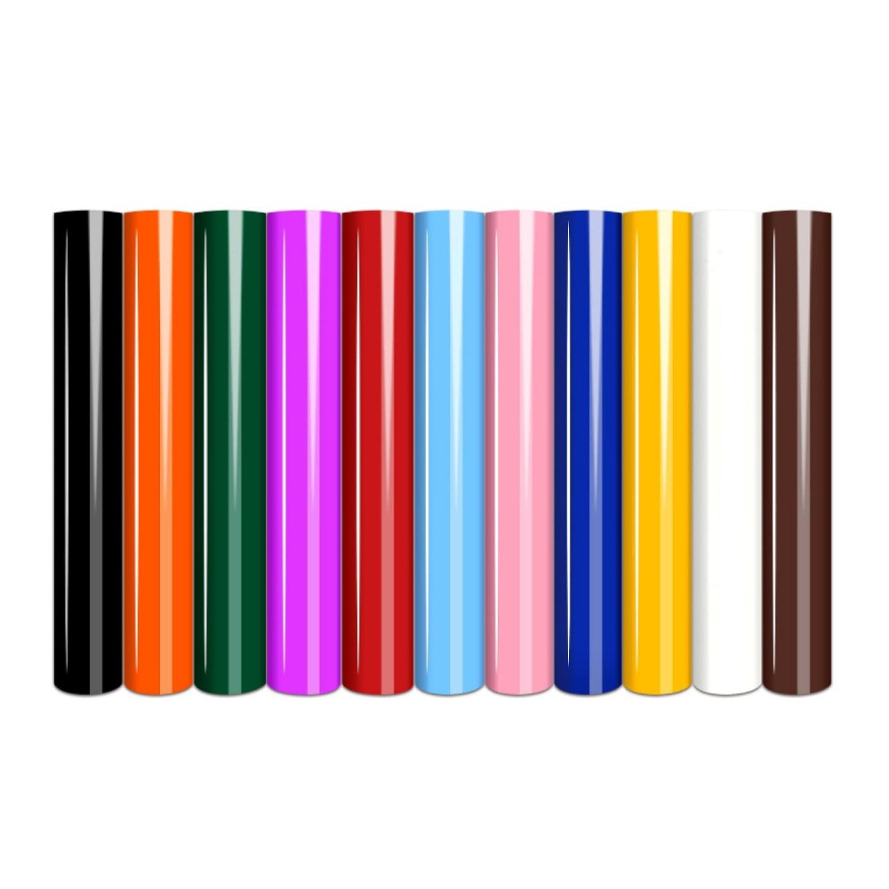 HTVRONT HTV Heat Transfer Vinyl Roll Iron-on Vinyl Press 12″x5-20FT for Cut