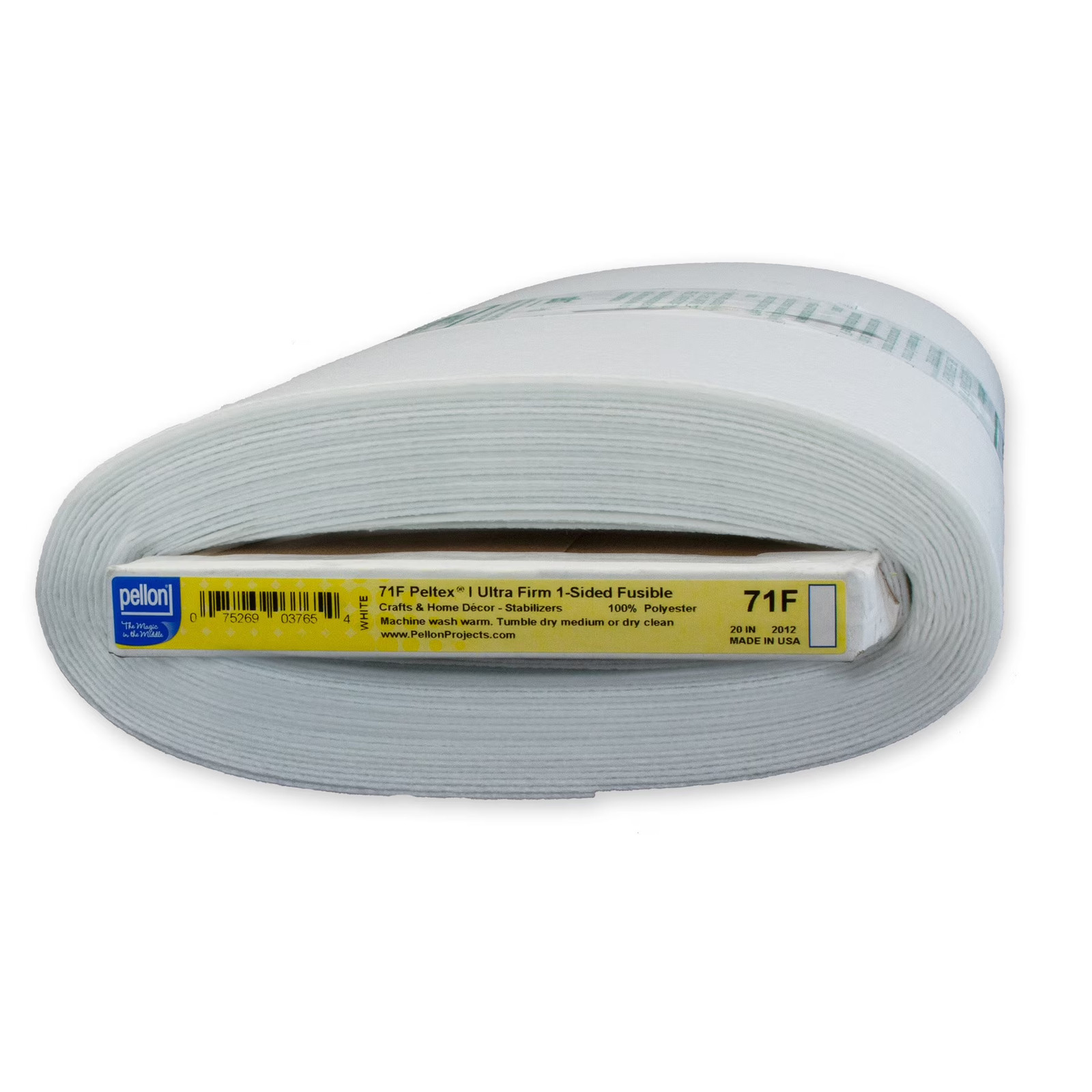 Pellon 71F Peltex Fabric Interfacing, White, 20″ x 10 Yards by the Bolt