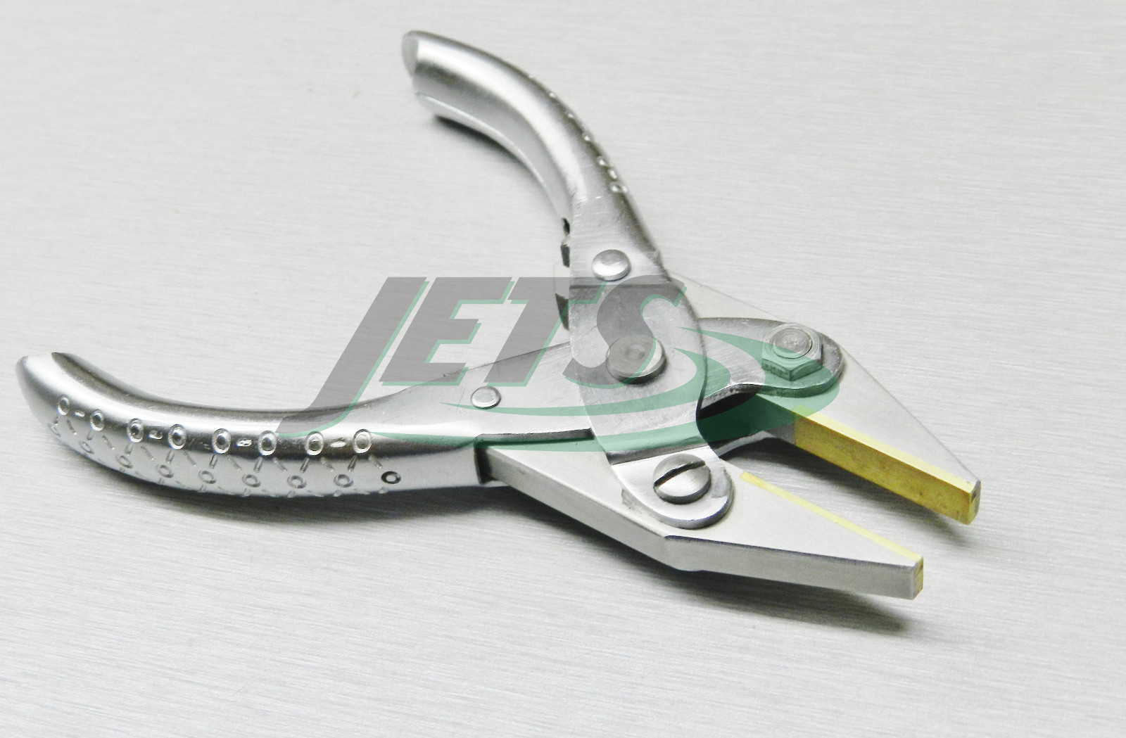 Brass Jaw Parallel Flat Nose Pliers 125mm Non Marring Jaws for Jewelry Crafts
