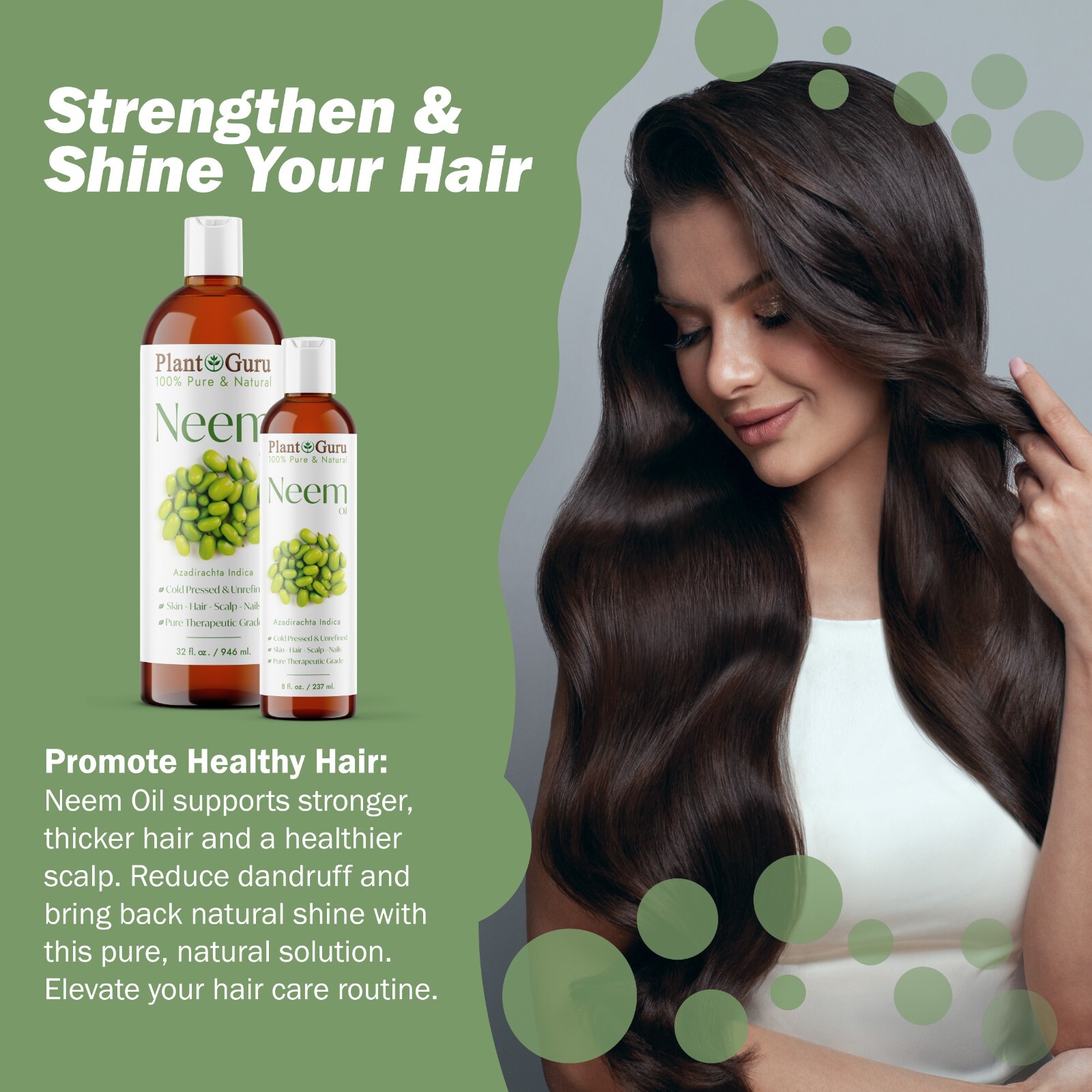 Neem Oil 4 oz. Cold Pressed 100% Pure Natural Unrefined Virgin