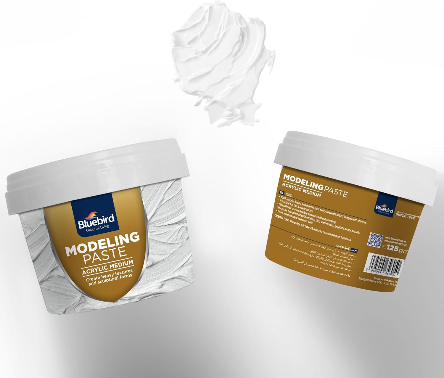 Thick Modeling Paste White 5 3 Oz Acrylic Medium for Texture and Dimension