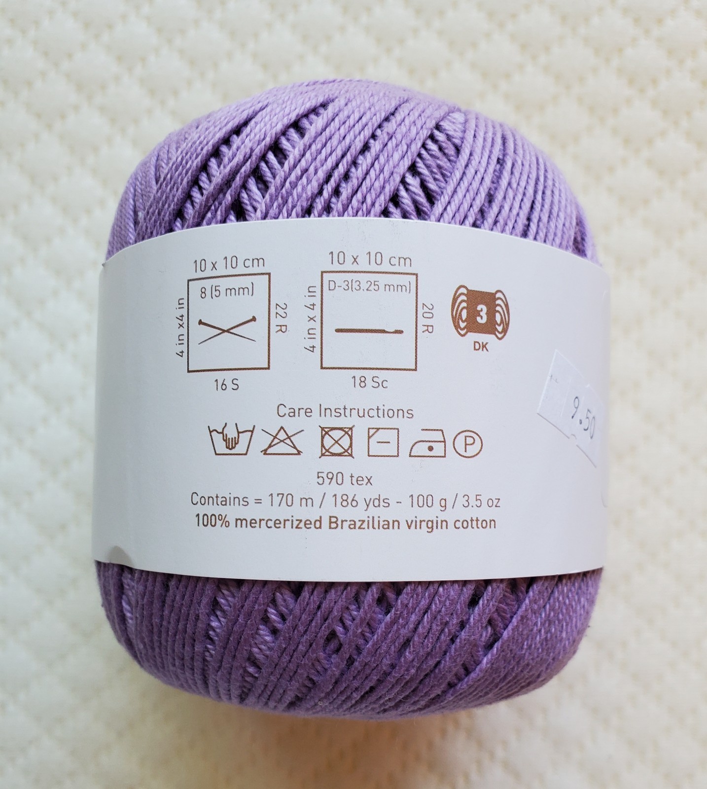Círculo Duna Yarn – 186 yds, 3.52 oz – Light DK Yarn – 100% Mercerized Yarn