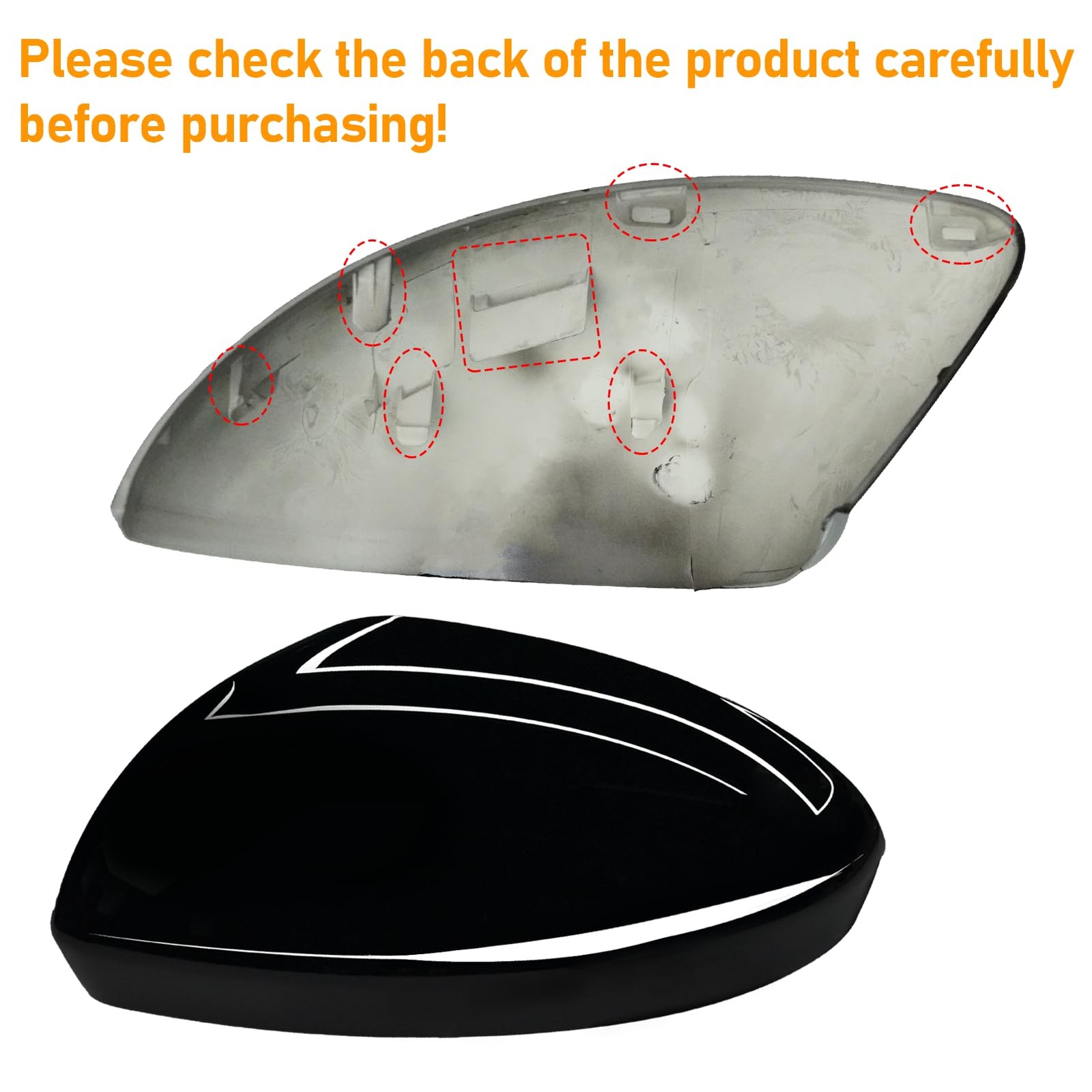 Compatible with Nissan Sentra 2020 2021 2022 2023 2024 Side Mirror Left Black