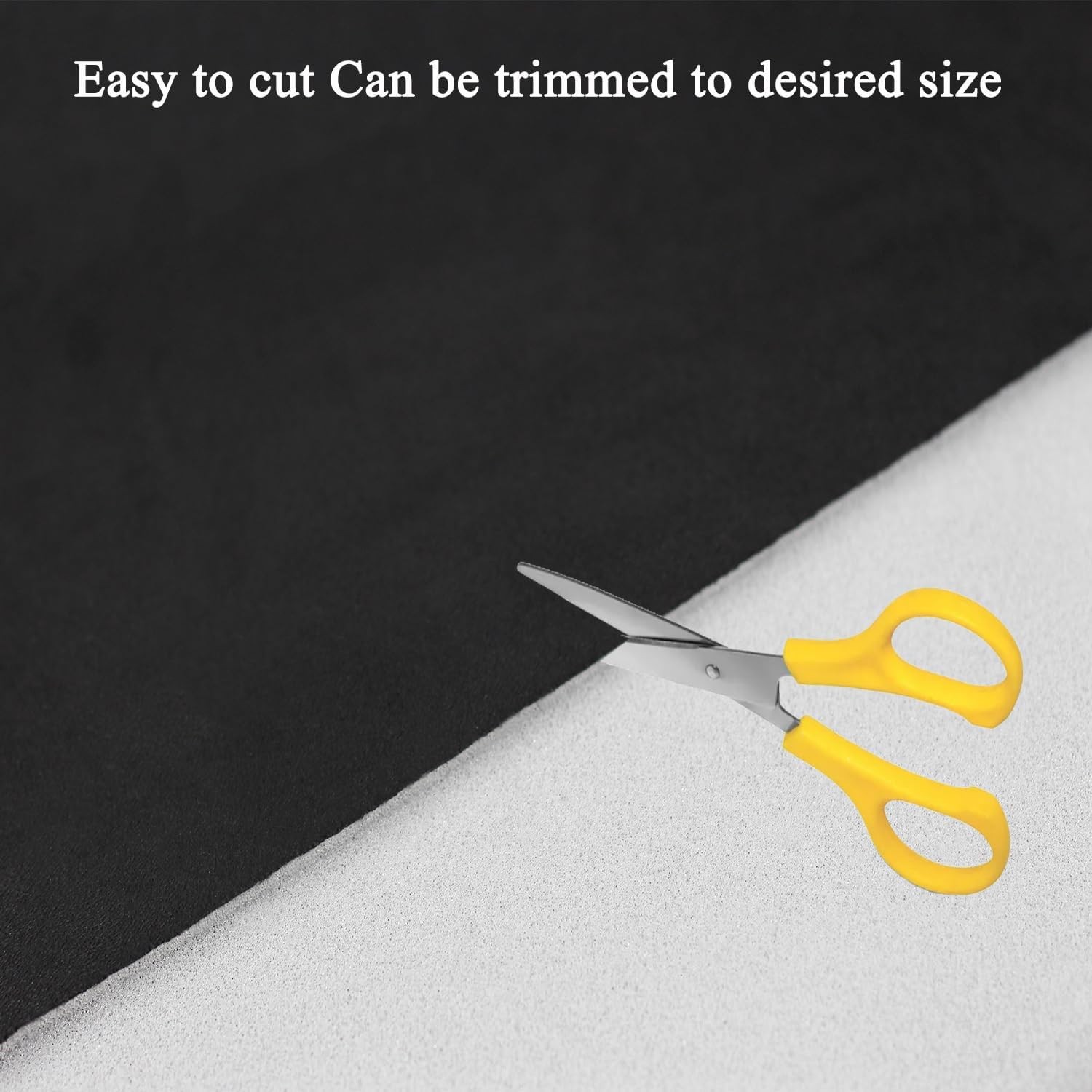 Black Suede Headliner 85″x60″ Foam Backing Car SUV Truck RV Boat Auto Roof