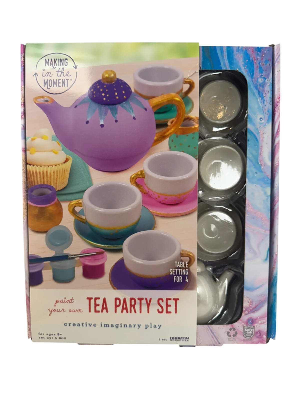Paint Your Own Ceramic Tea Party Set – Kids DIY Tea Set Craft Kit