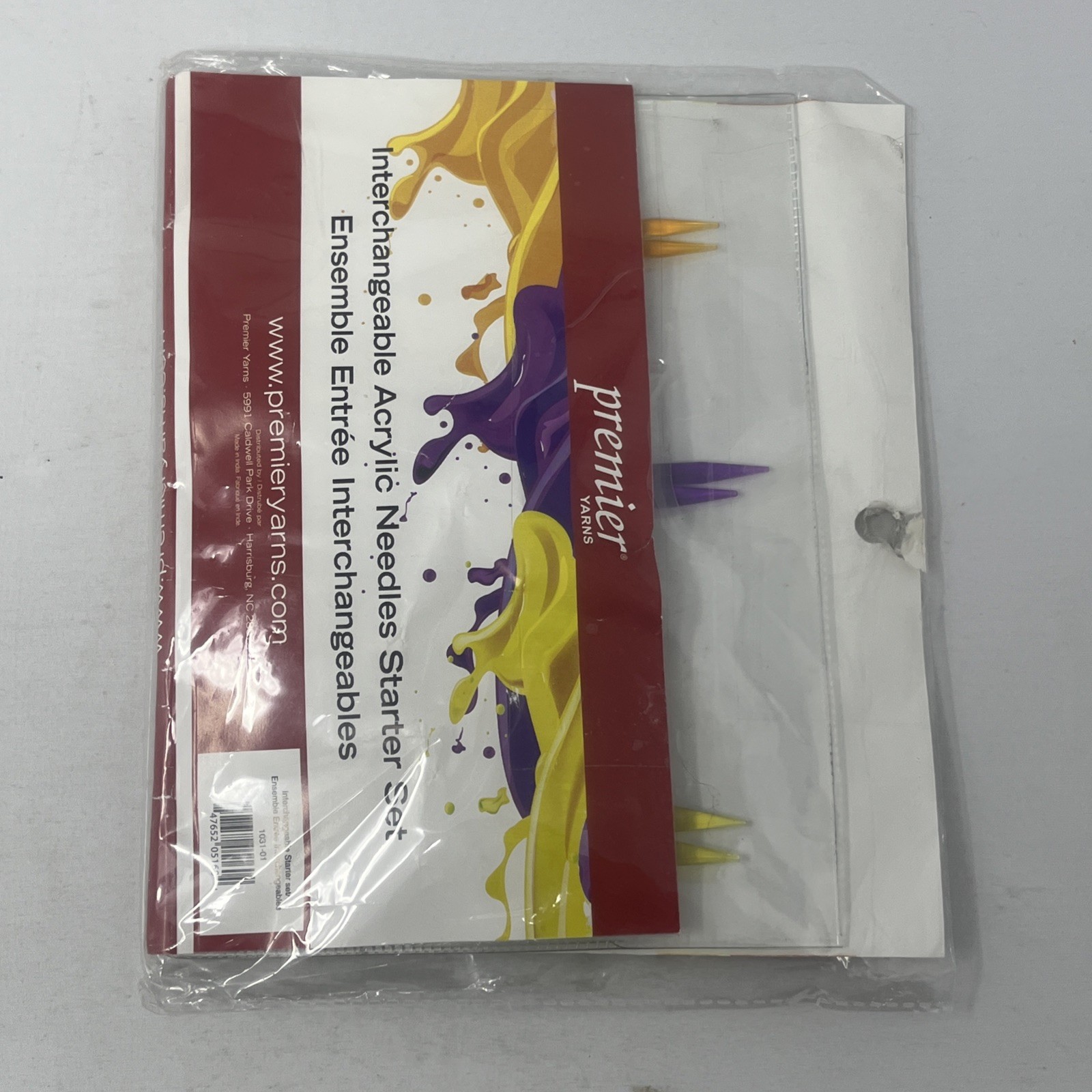 Premier Yarns Interchangeable Acrylic Needles Starter Set Knitting 6, 8, 10