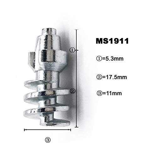 100PCS Steel Body MS1911 (11×22.8mm) Screw in Tire Studs