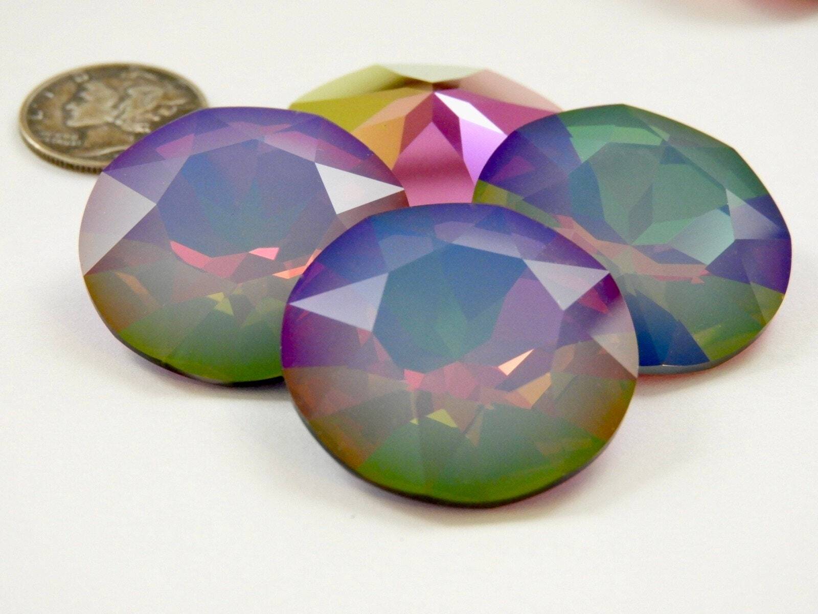 Mystic Moonlight UNF (27mm) Swarovski 1201 Dentelle Rivoli Stone