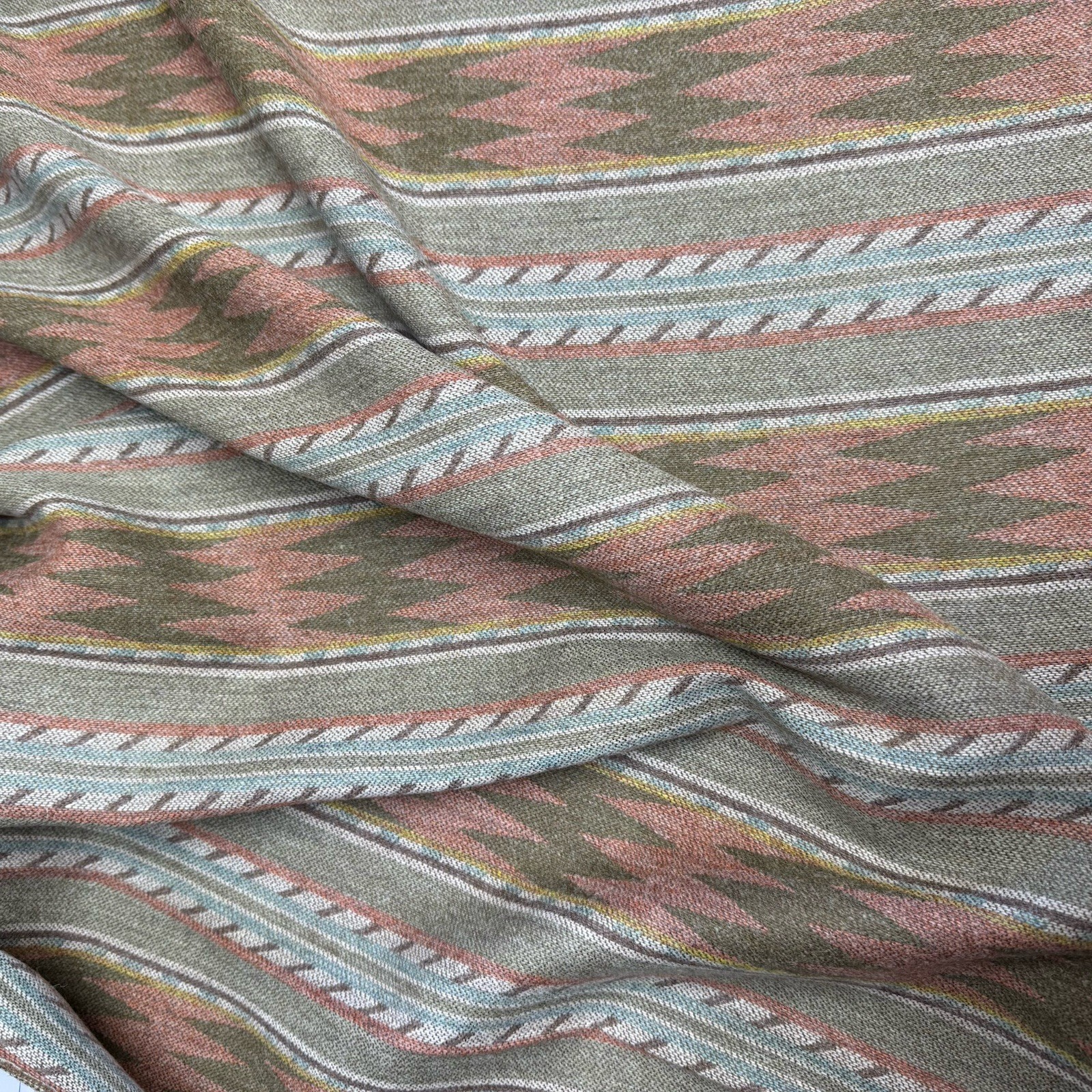 Mulberry Inveraray Lovat Wool Fabric By The Yard Navajo Southwest Design