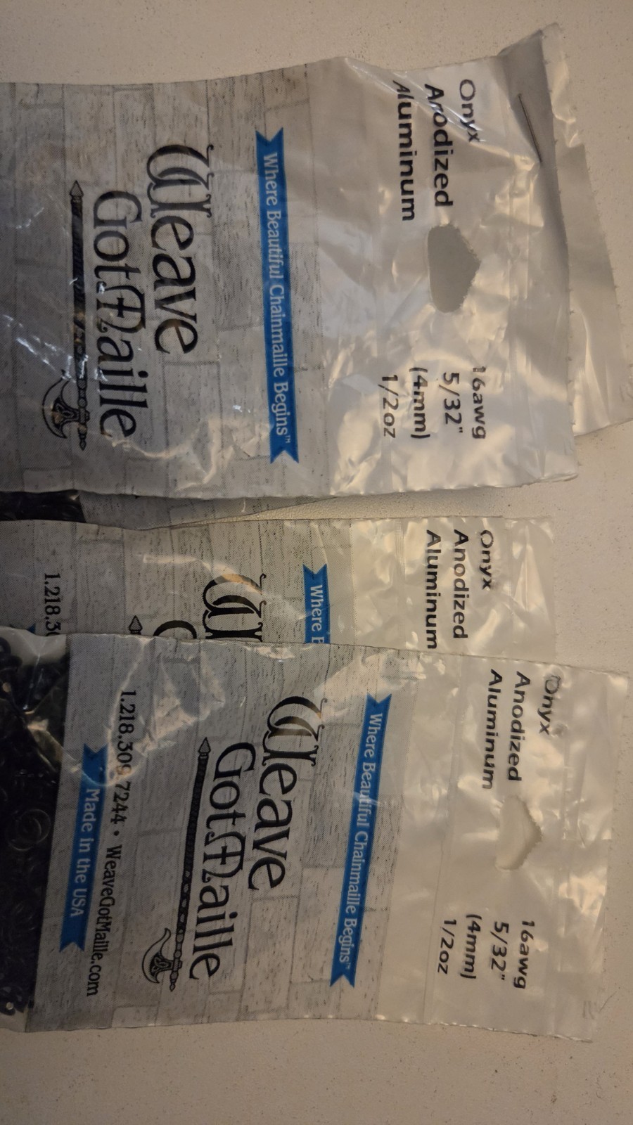 CRAFT LOT! Weave Got Maille Jump Rings Assortment, Aluminum Stainless Assorted
