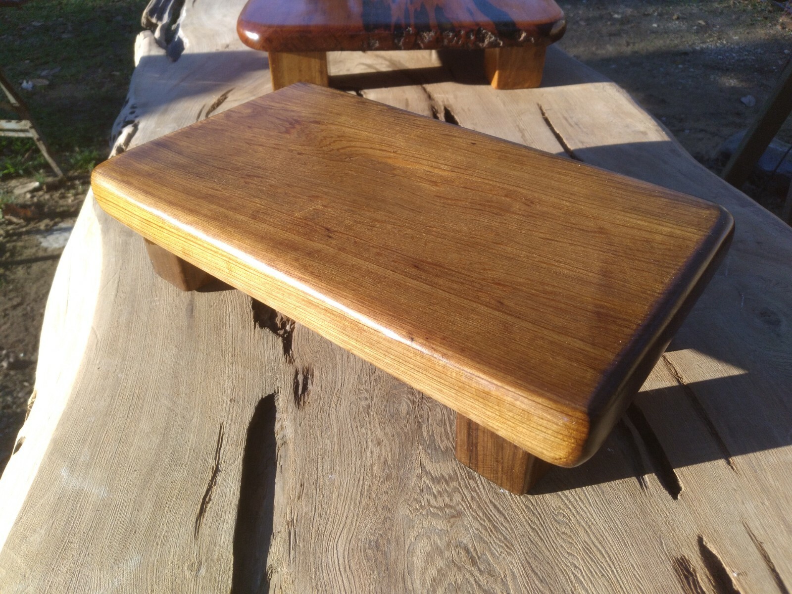 Real Old Growth Sinker Cypress Wood Bonsai Stand Shower Table Returns Accepted!
