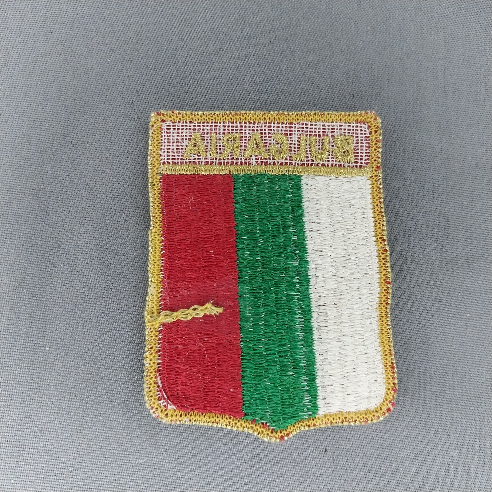 Bulgaria Country Flag Emblem Crest Ski Backpack Jacket 3 1/4″ Sew On Patch