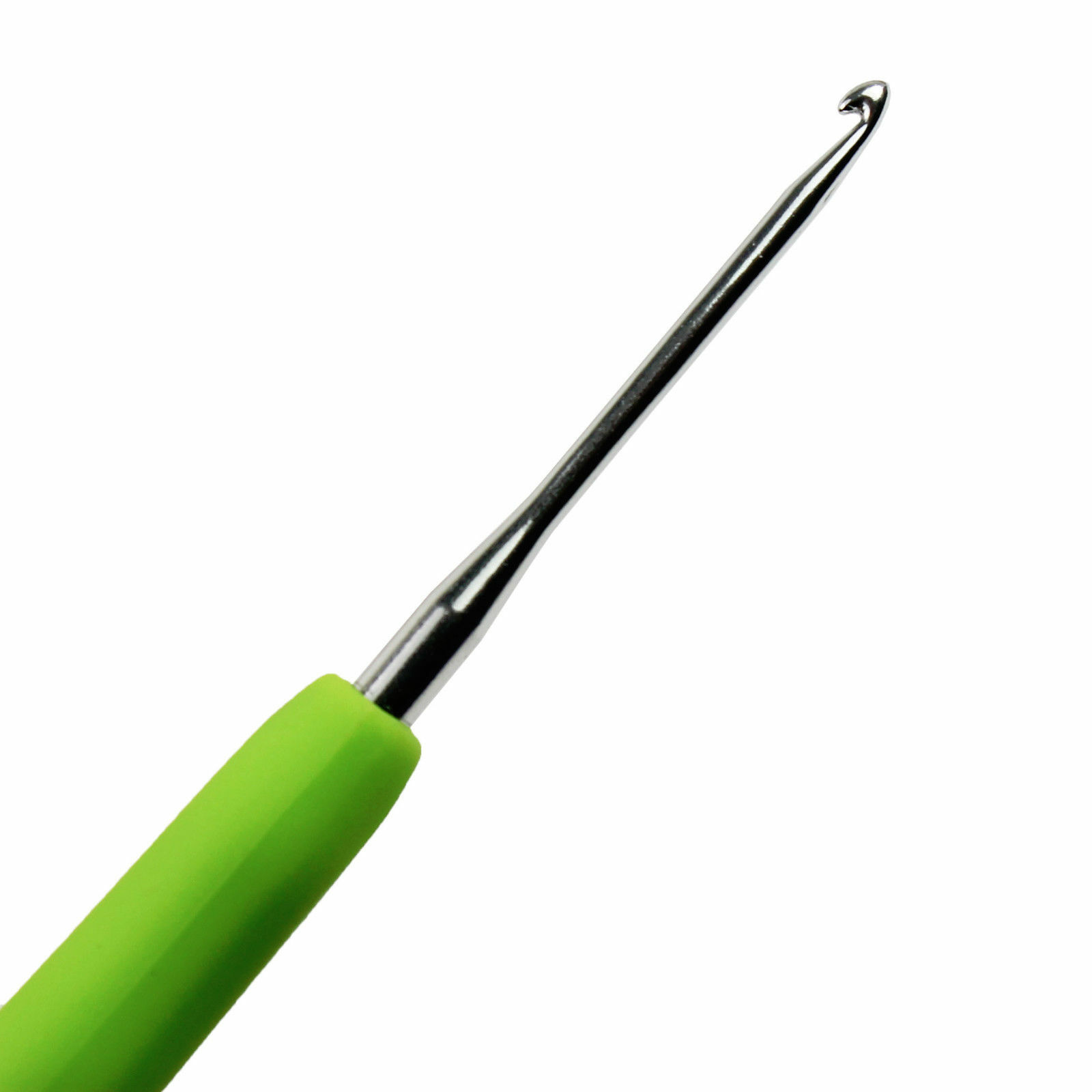 Soft Handle 12 PCS Set Crochet Hooks Needles Knit Yarn Weave Craft Aluminum
