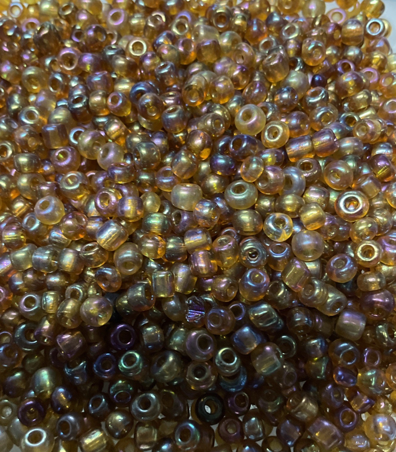 Glass Seed Beads 4m 6/0 TORTOISE RAINBOW 2.9 Oz 85g MULTI ITEM COMBINE SHIPPING