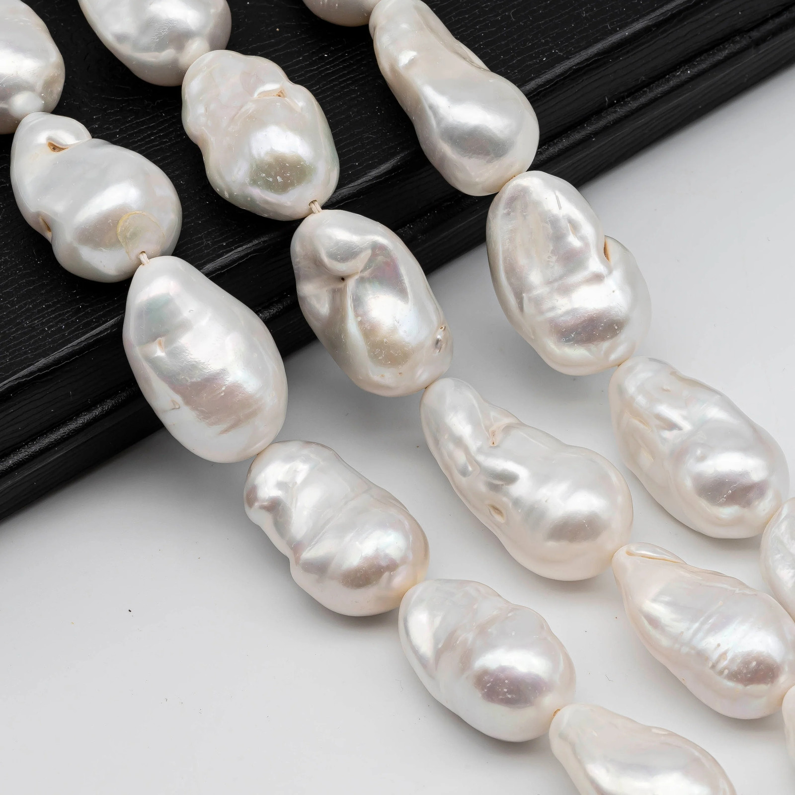 Large Size Freshwater Baroque Pearl, Full Strand or 1 Pc, SKU # 1186BA