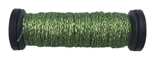 Kreinik #4 Very Fine Braid – 11M Skein – Color 4011V Vintage Viridian