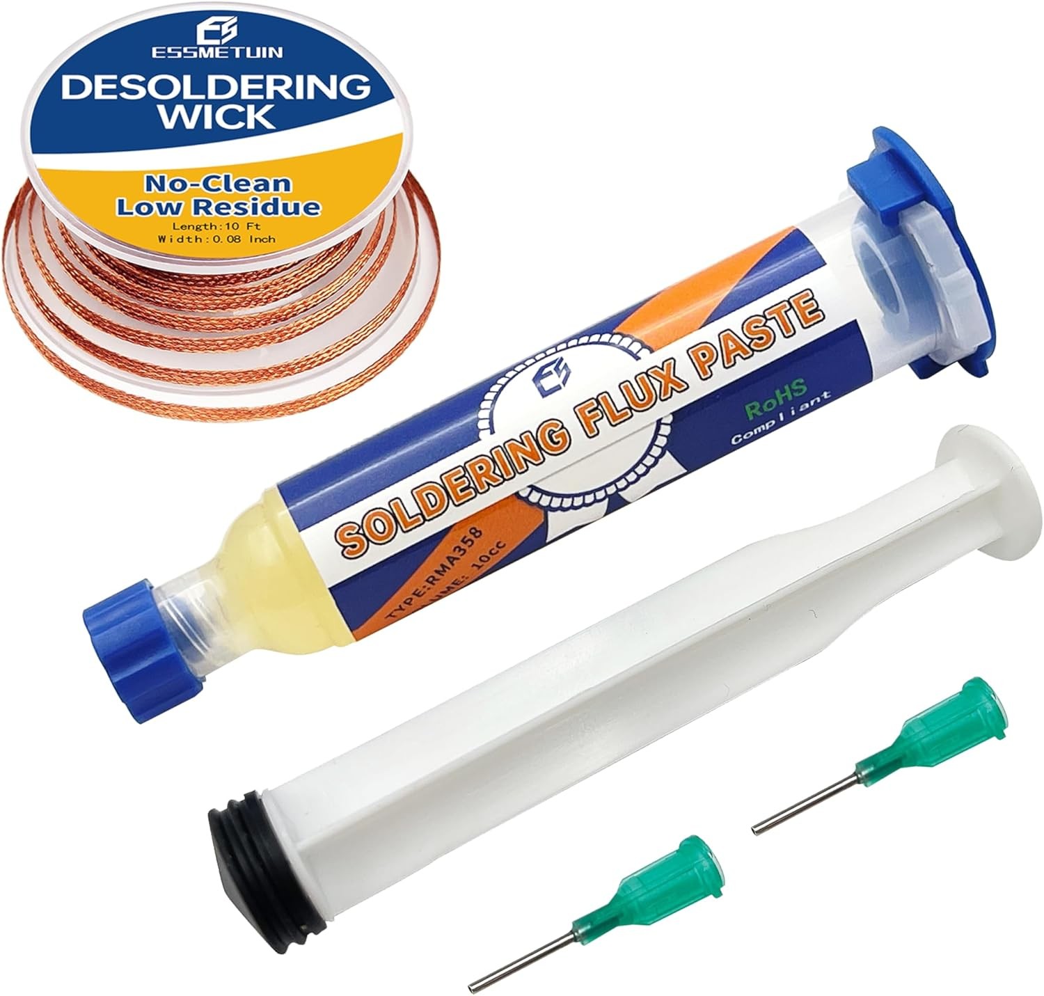 Solder flux for Electronics Soldering, No Clean Soldering Flux Paste 1+1
