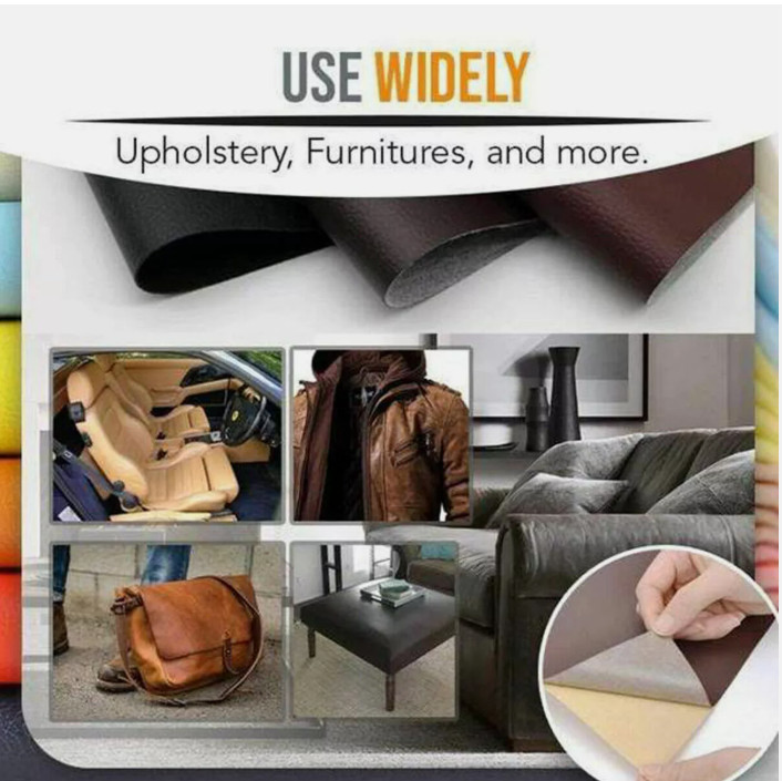 Self-Adhesive Leather-Repair-Patch Repair-Patch Refinisher-Cuttable Leather Sofa