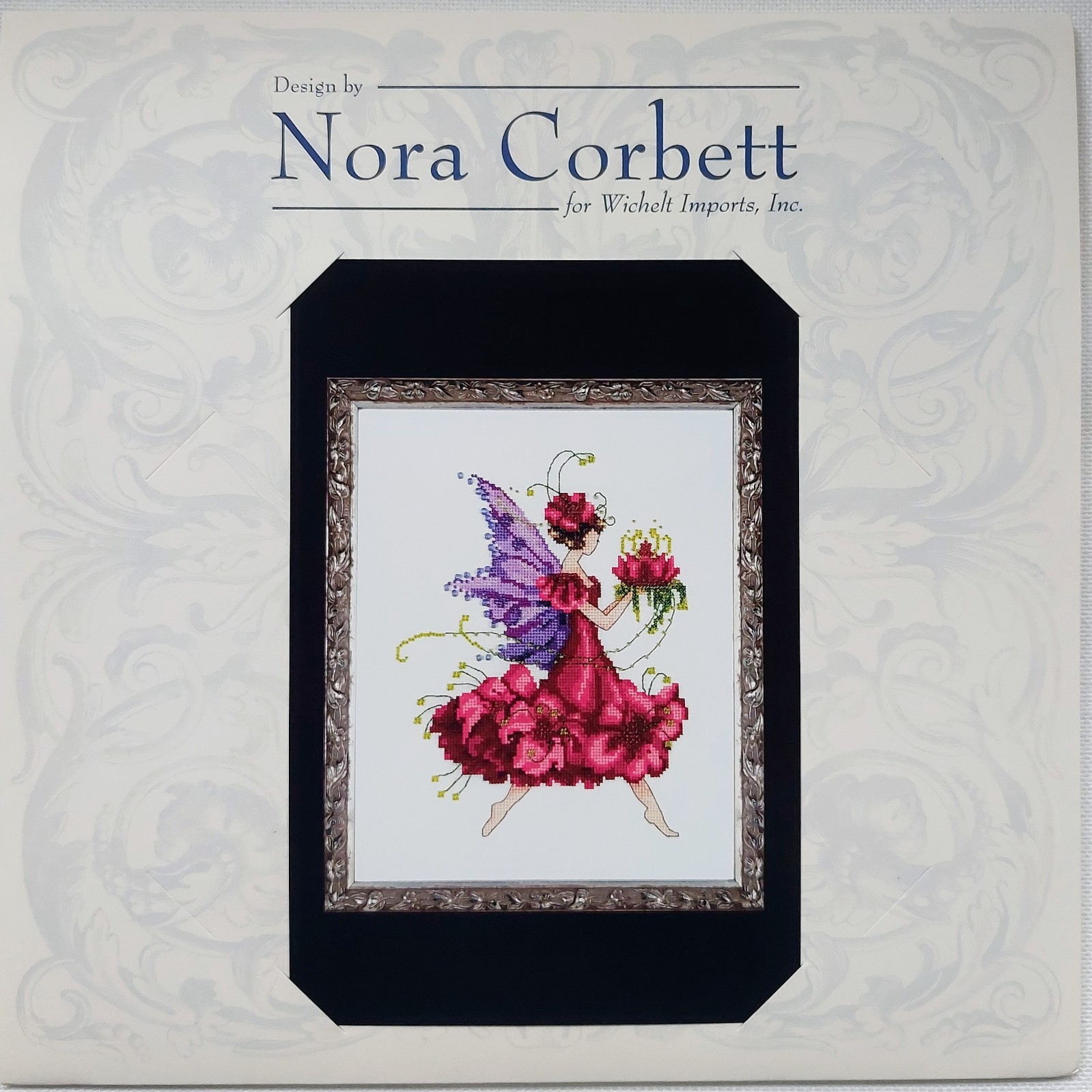 Nora Corbett Geranium Beaded Cross Stitch Pattern and Mill Hill Beads NC198