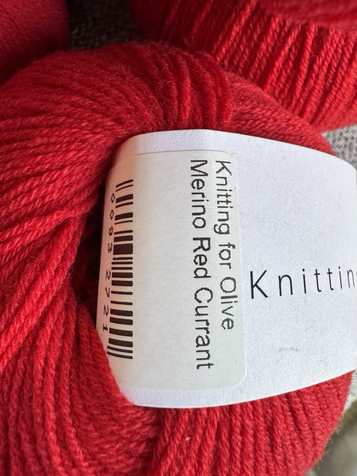 Lot Knitting For Olive Merino (11) & Silk Mohair (7) Red Currant NEW