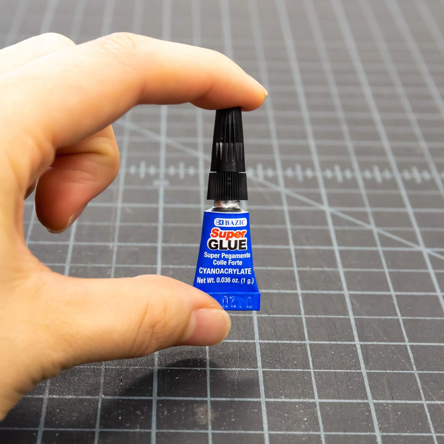 2 Pack Single Use Super Glue 1g Mini Small Tube Clear Adhesive Liquid Bonding