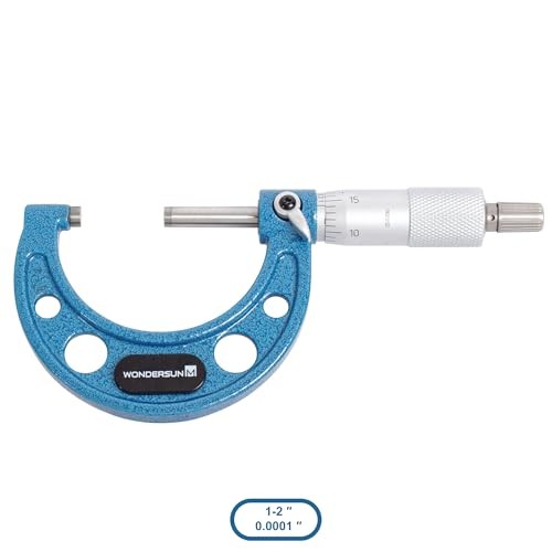 4 Pcs Outside Micrometer Set, 4-piece Set (0-1″/1-2″/2-3″/3-4″ Range)