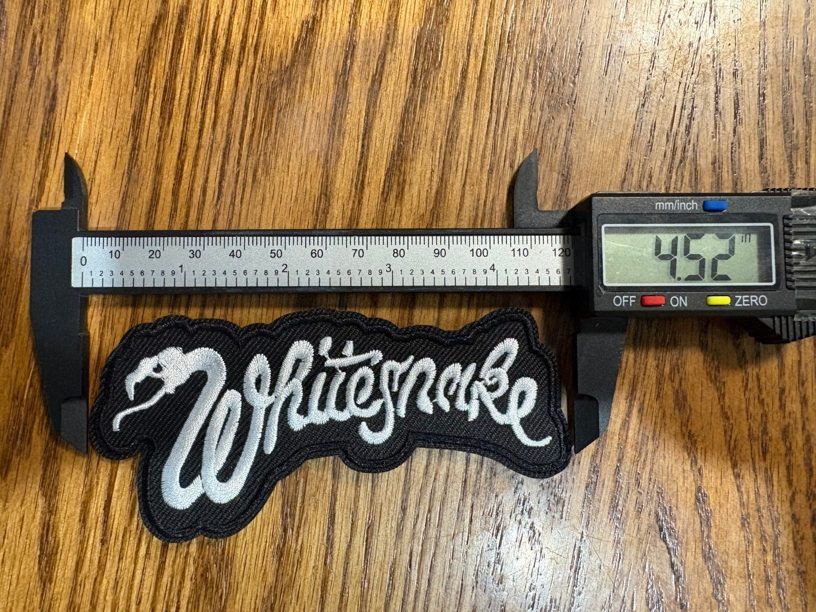 Whitesnake Band Patch Metal Rock Punk Embroidered Iron-On Vintage 4.52″ x 1.95″