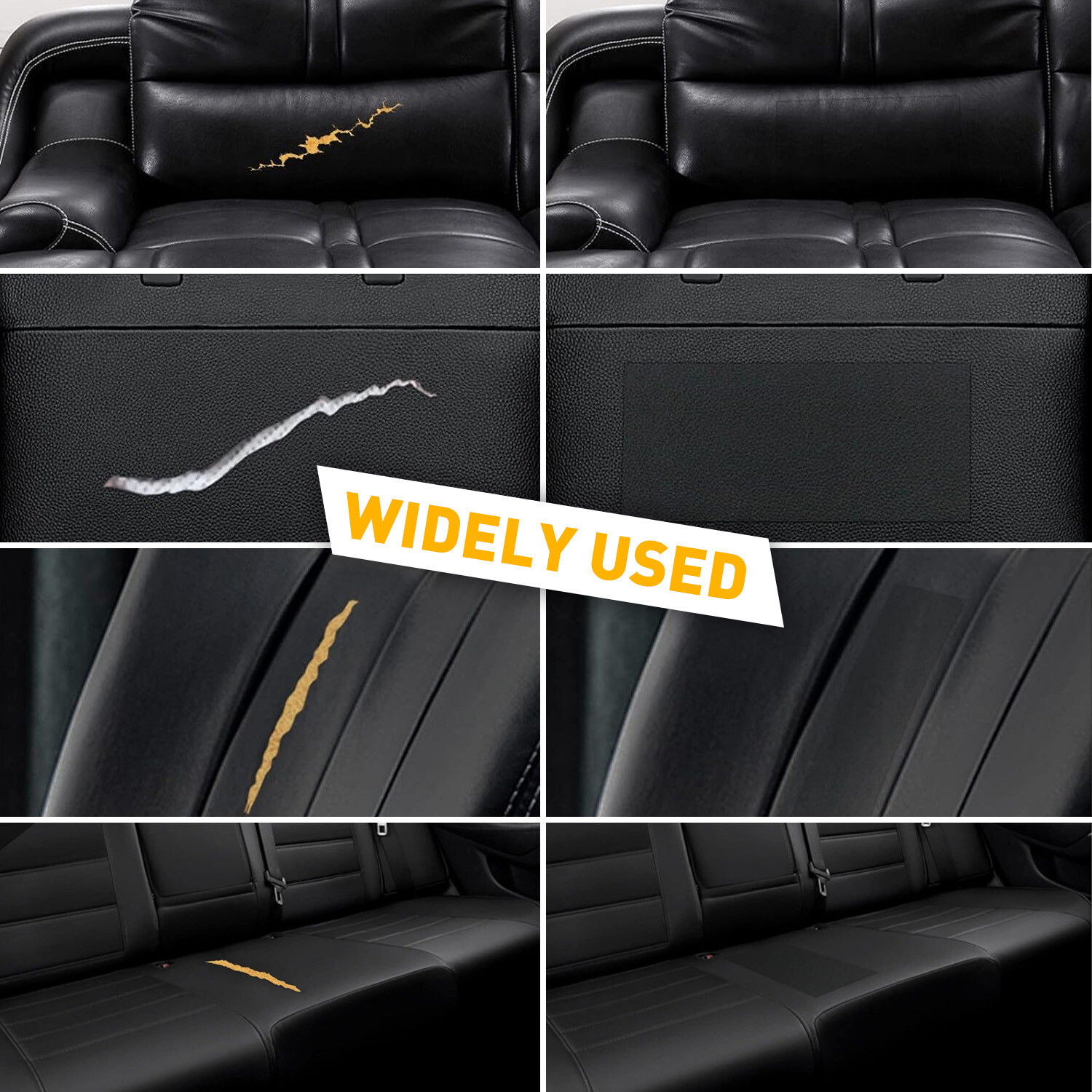 Advanced Leather Repair Kit Filler Leather Repair Patch Brown For Car Seat Sofa