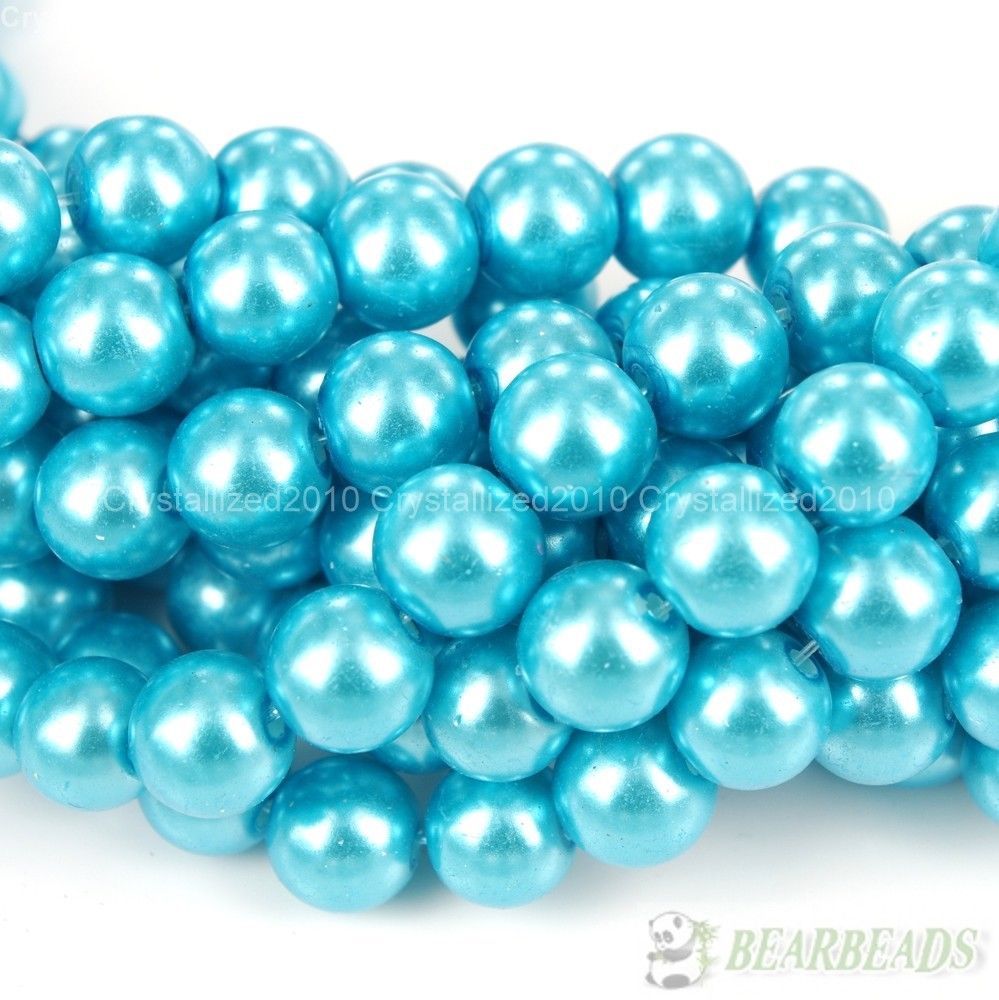 200pcs Top Quality Czech Glass Pearl Round Loose Beads 3mm 4mm 6mm 8mm 10mm 12mm