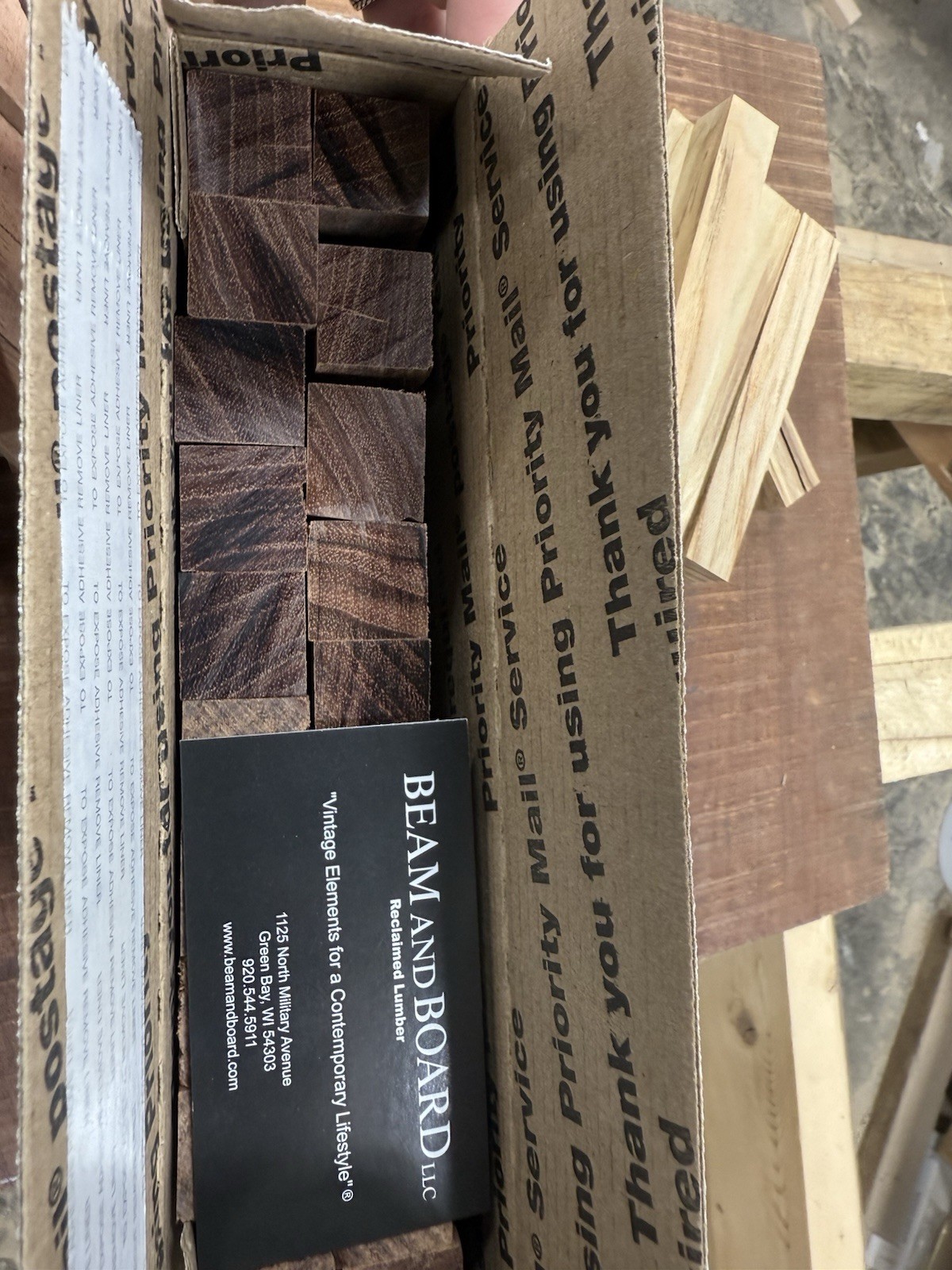 20pc Quebracho/Sahnillo/Parota/Cashew/Teak/Monkey Pod Turning Blanks3/4″x3/4″x6″