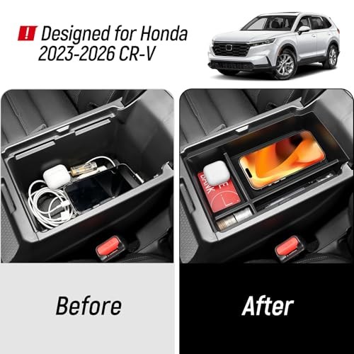 3PCS Center Console Organizer Compatible with for Honda 2023-2026 CRV (3PCS)
