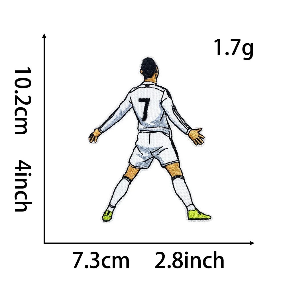 FIFA World Cup Soccer Fan Embroidered Patch Iron-On DIY Badge Clothes Bag Hat