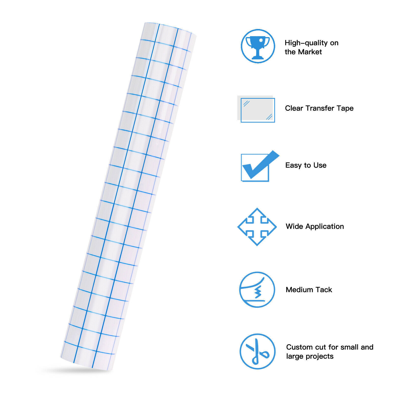 Vinyl Transfer Paper Tape Roll Craft Application Paper Transfer Paper for Cricut