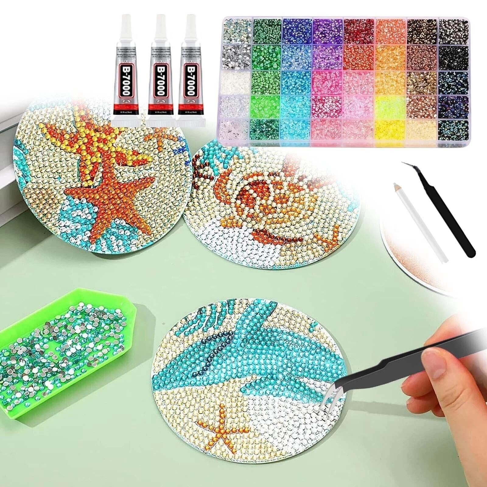 Jelly Rhinestones Bedazzling Kit Multicolor 3mm Flatback Resin Bedazzler Gems US