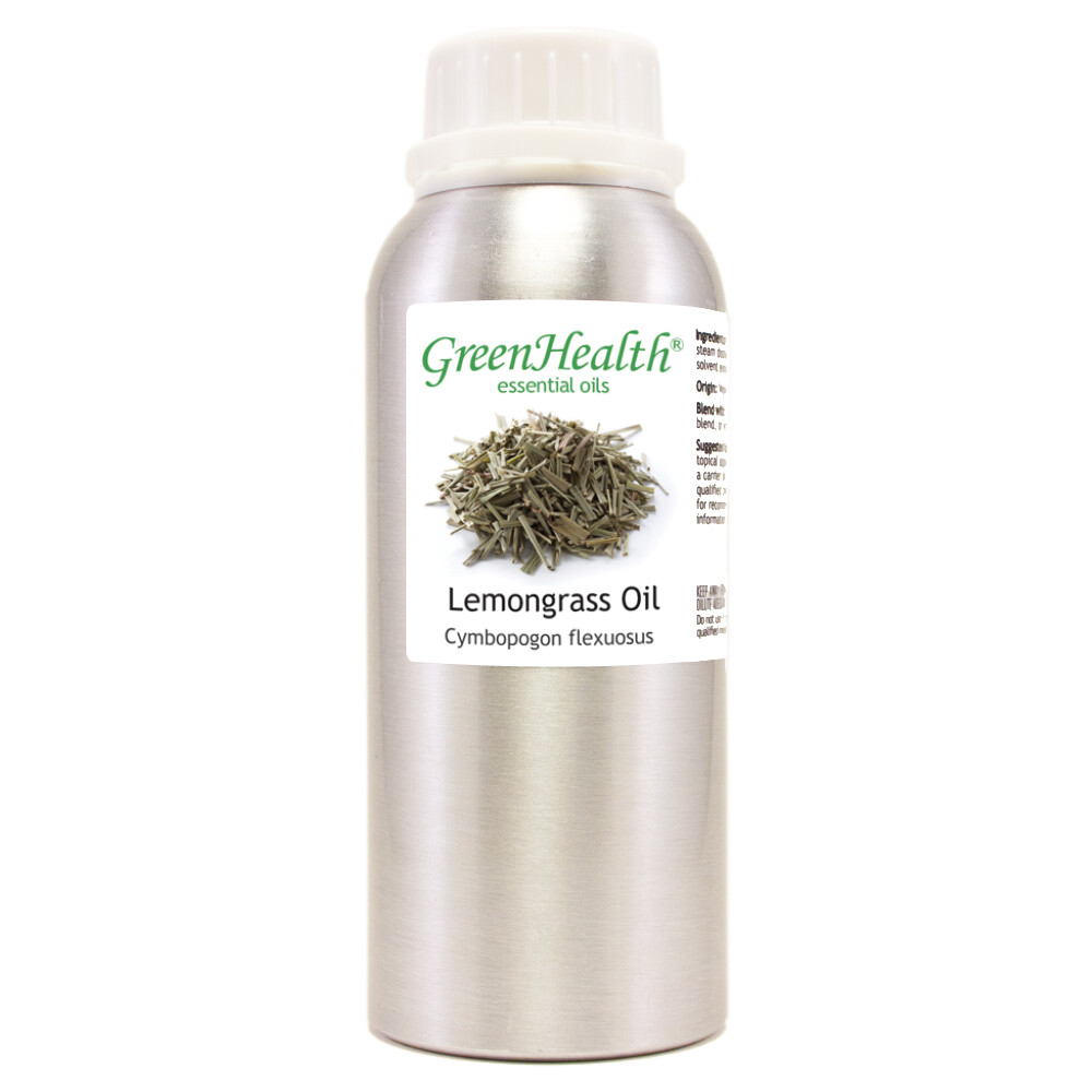 8 fl oz Lemongrass Essential Oil (100% Pure & Natural) in Aluminum Bottle