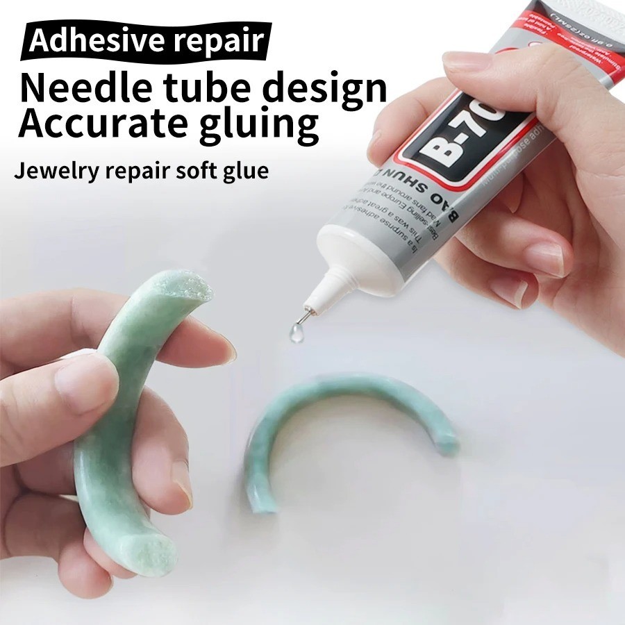 B-7000 Glue Clear 1 Pack – 15ml Jewelry Rhinestone Fabric Phone Repair Adhesive.