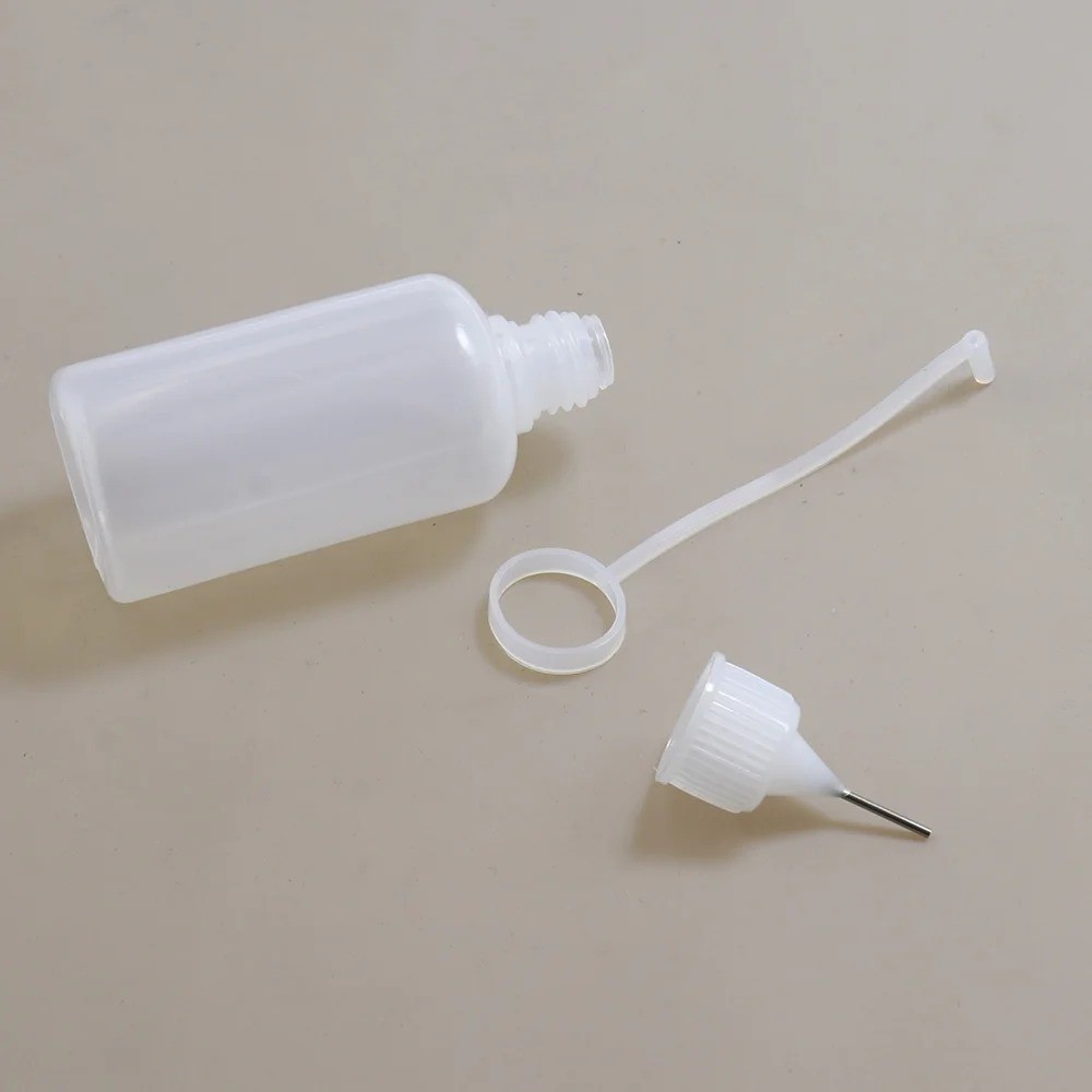 Plastic Squeeze Bottle – Needle Tip Applicator for Glue – 15ml 30ml 120ml