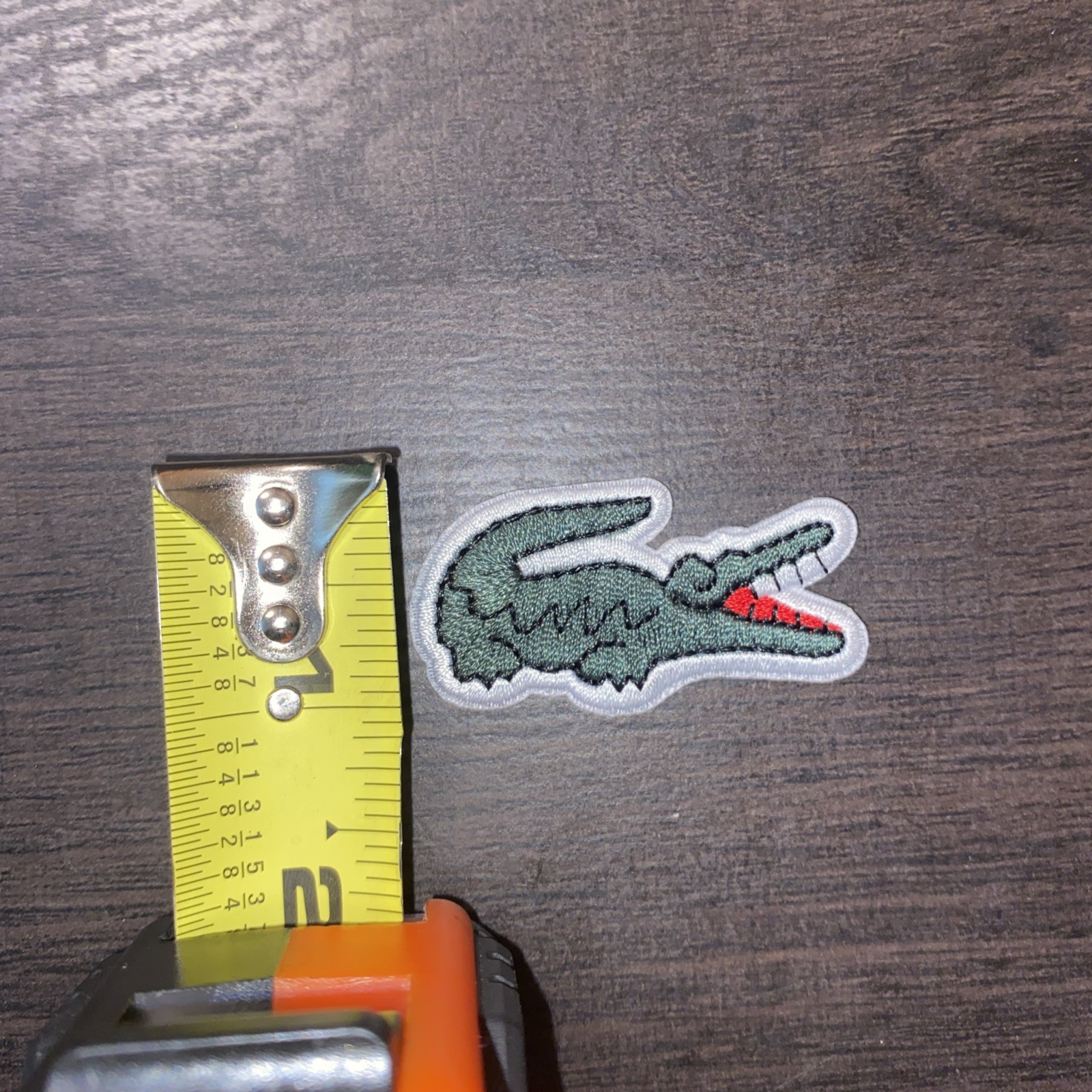Lacoste Alligator Patches | Embroidered Logo – Iron/Sew On | 4 Pack Green