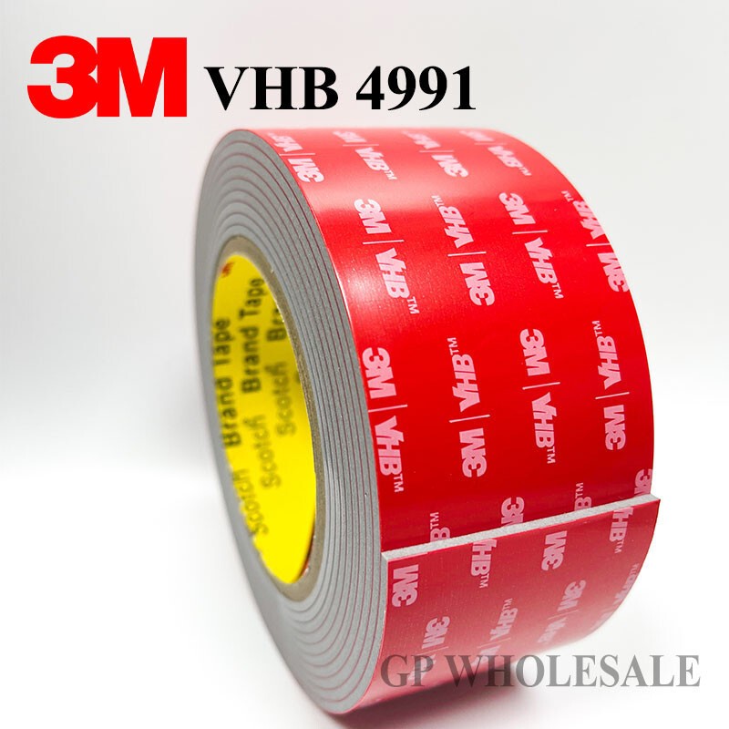 3M VHB 4991 Gray Double-sided Acrylic Foam Tape length 3 Meter * Thickness 2.3mm