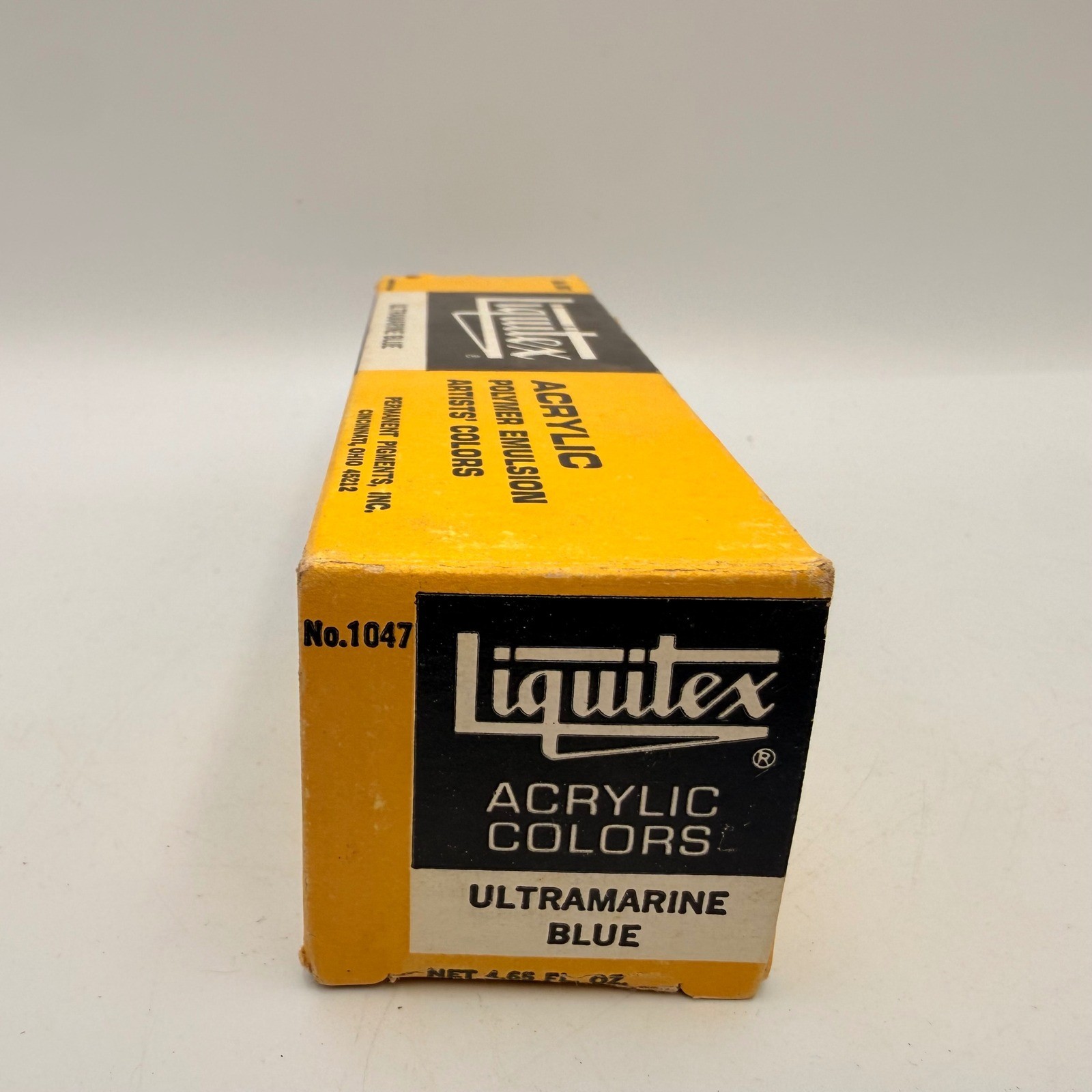 Liquitex Acrylic Polymer Emulsion Ultramarine Blue Artists Color 4.65oz 1047 Box