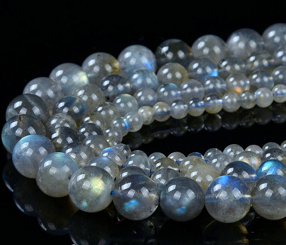 Labradorite Grd AAA Round 4MM 5MM 6MM 7MM 8MM 9MM 10MM 11MM 12MM 13MM 14MM Beads