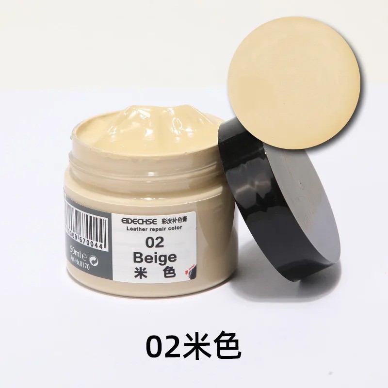 Leather Repair Kit Liquid Leather Recoloring Balm for Car Seat Sofa Shoes