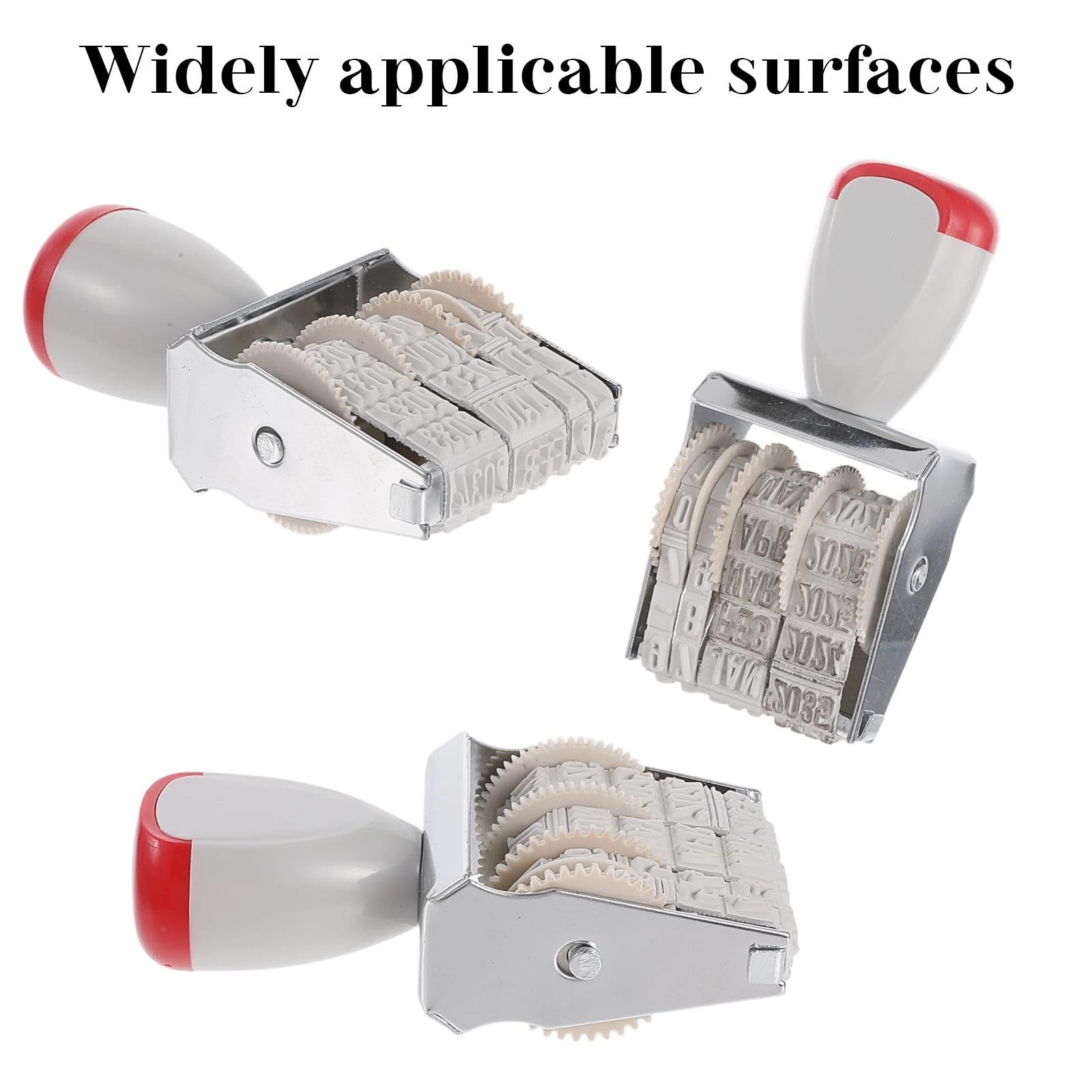 2Pcs Roller Date Stamp, Small Adjustable Inking Date Stamper, Dates Stamper I…