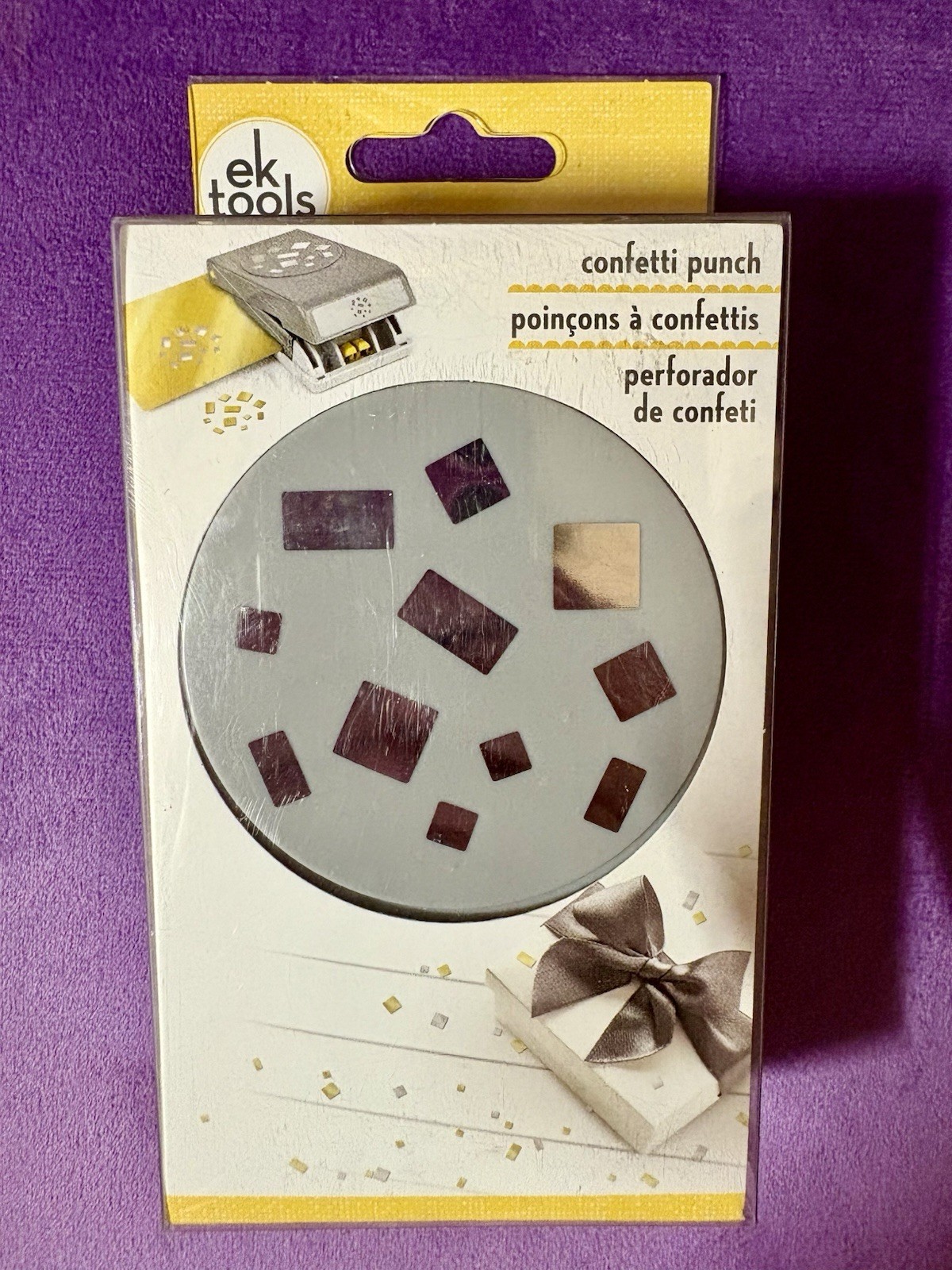 ek Tools CONFETTI Paper PUNCH – Heavy Duty, Brand New – Paper Crafts/Card Making