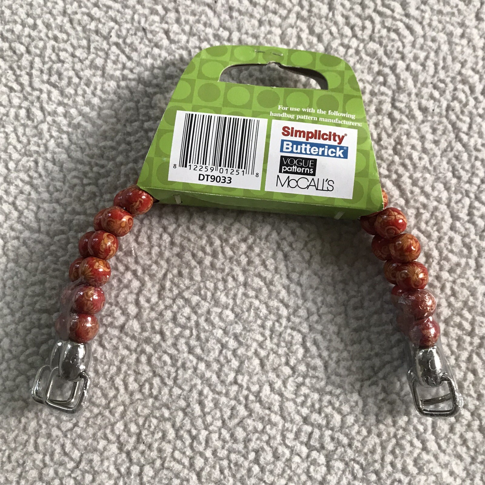 Handbag Handles 3 Sets Plastic Acrylic wood Bead See Details Purse N Alize It