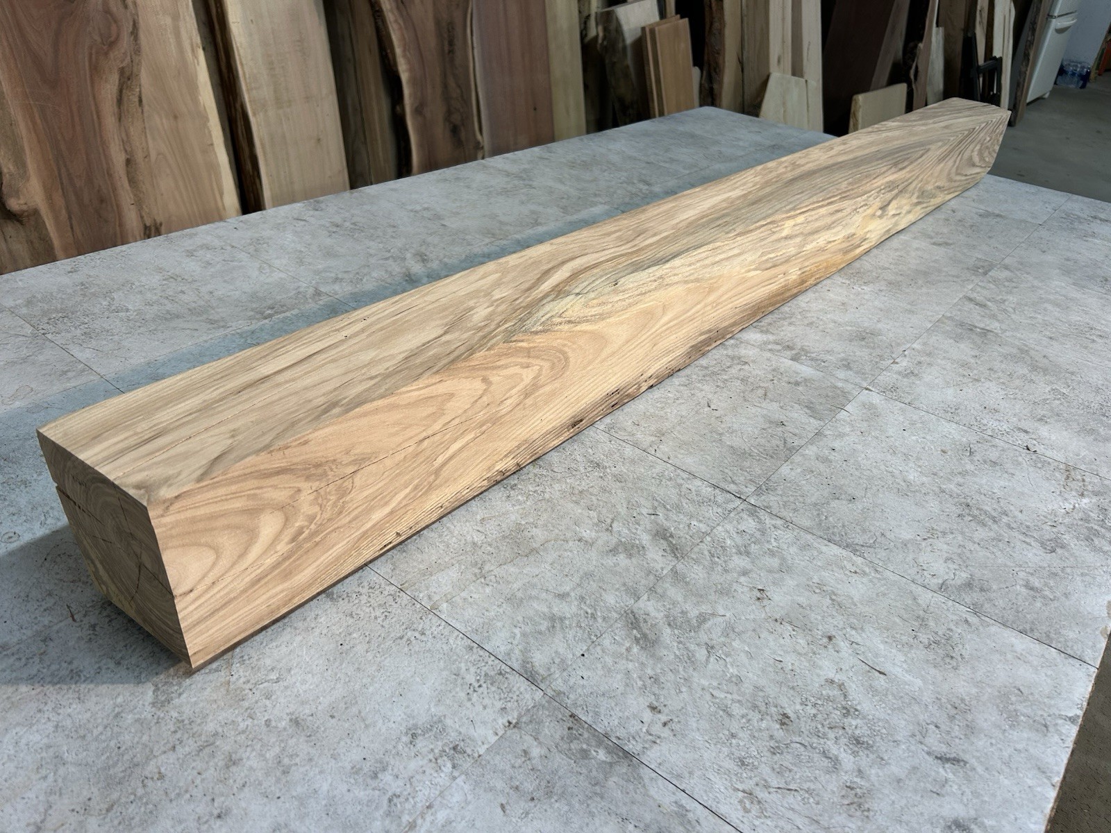 Ash Mantel Beam/Fireplace Mantel Beam/Rustic Modern Wood/Solid Hardwood Beam